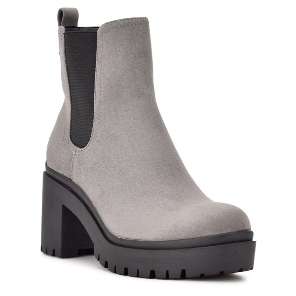 Nine West Quies Chelsea Heeled Grey Ankle Boots | Ireland 39Y96-2A86